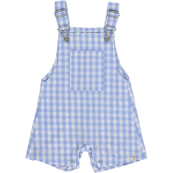 Blue Check Short Overall
