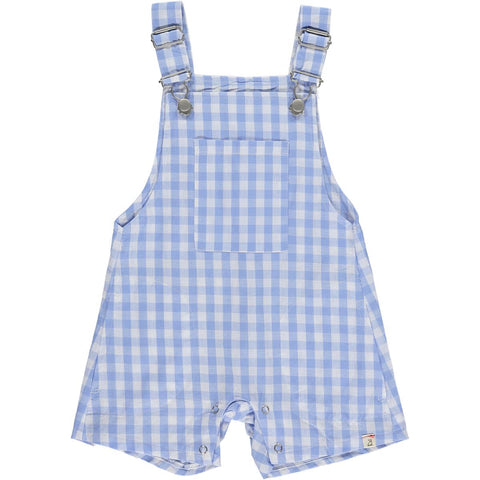 Blue Check Short Overall