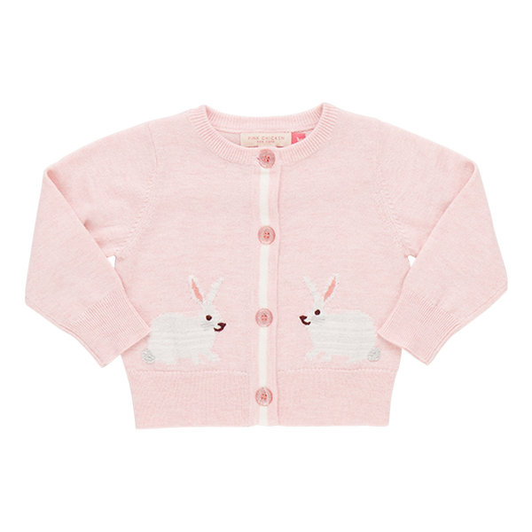 Pink Chicken Pink Bunny Cardigan