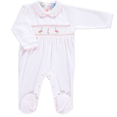 Smocked Jemima Puddle Duck Footie