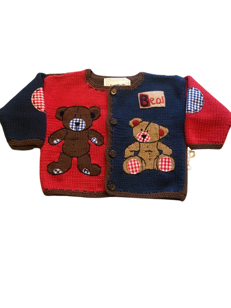 Art Walk Rugby Teddy Bear Sweater-