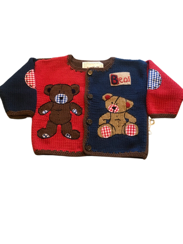 Art Walk Rugby Teddy Bear Sweater-