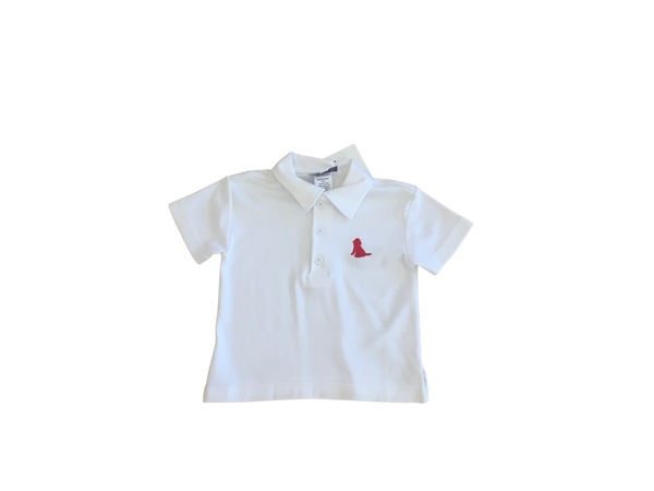 White Collar Polo Shirt